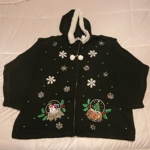 Victoria Jones Snowflake Sweater Women's 2X